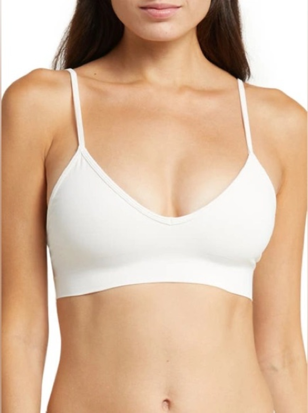 SKIMS SOFT SMOOTHING SEAMLESS BRALETTE MARBLE SMALL